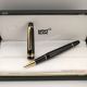 NEW UPGRADED Montblanc Meisterstuck 145 Classique Black Gold Trim Fountain Pen (4)_th.jpg